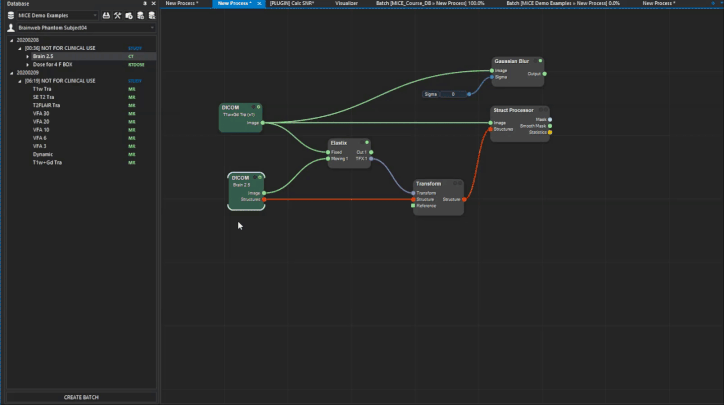 Batch processing animation